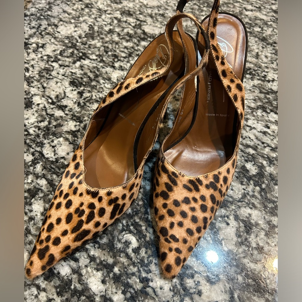 Donald J. Pliner Leopard Print Heels